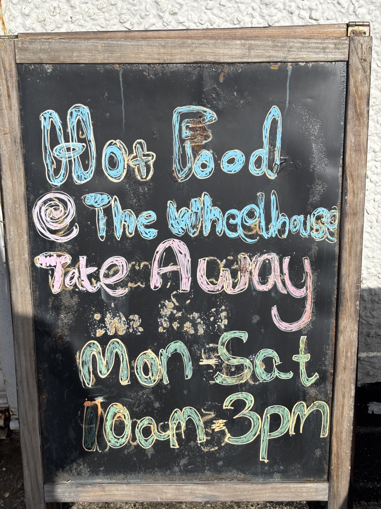 Board of info for The Wheelhouse